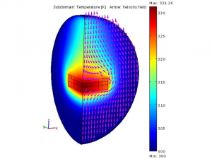 Multiphysics modeling of Natural Convection